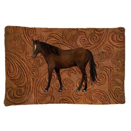 Carolines Treasures Carolines Treasures SB3066PILLOWCASE Horse Moisture Wicking Fabric Standard Pillowcase SB3066PILLOWCASE